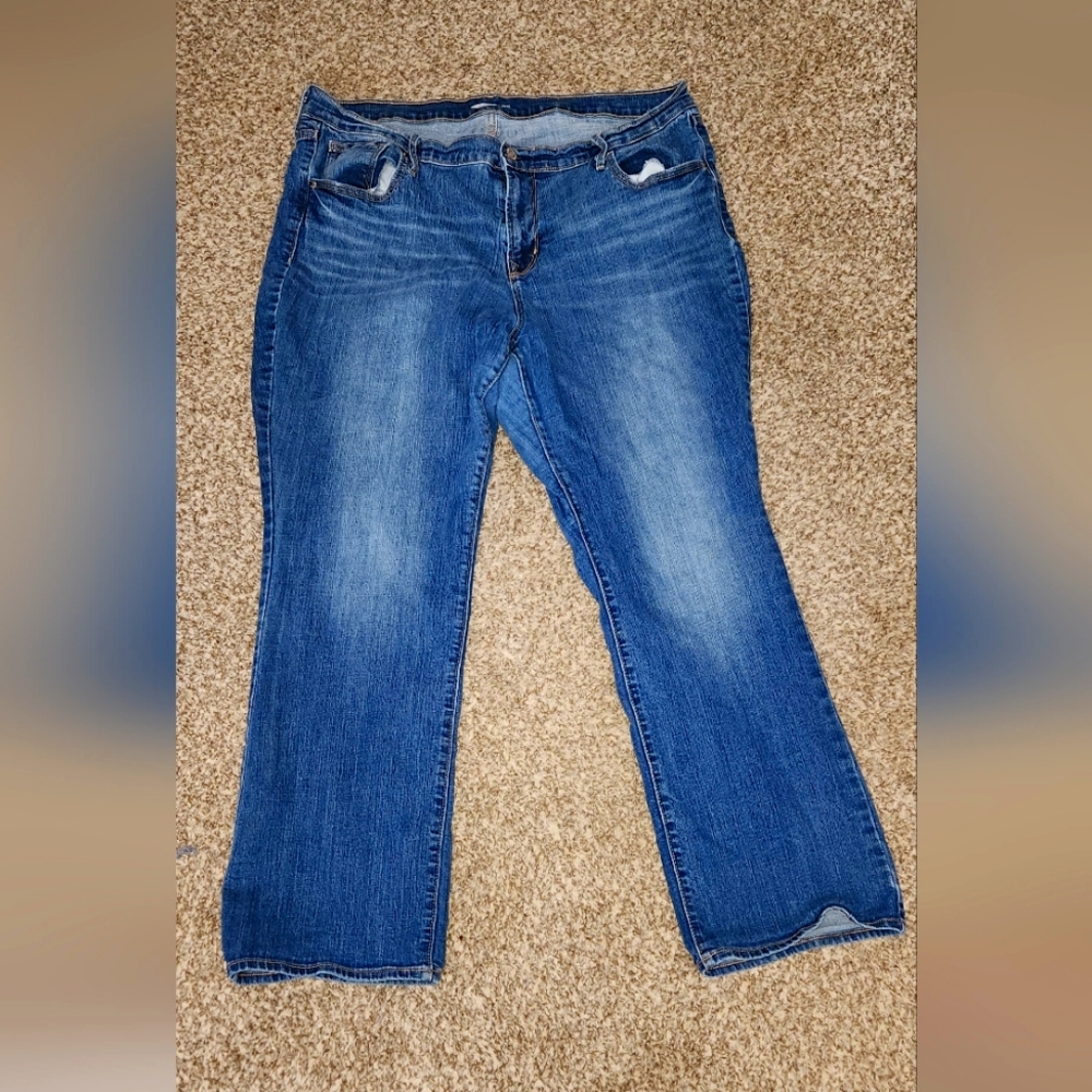 Boot-cut jeans